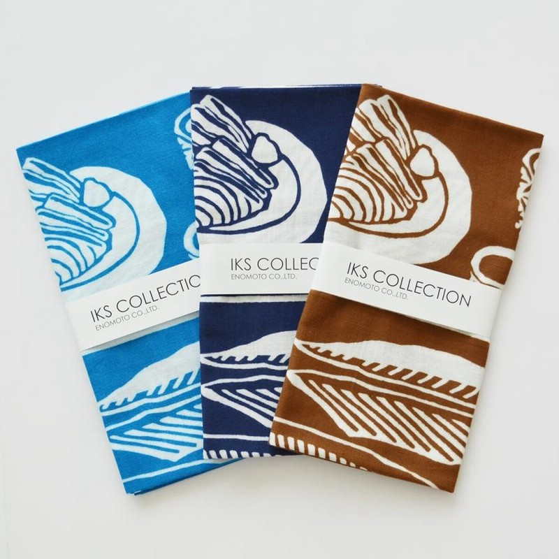 日本手ぬぐい 和柄 おしゃれ カツオ ブルー かつお 魚 IKS