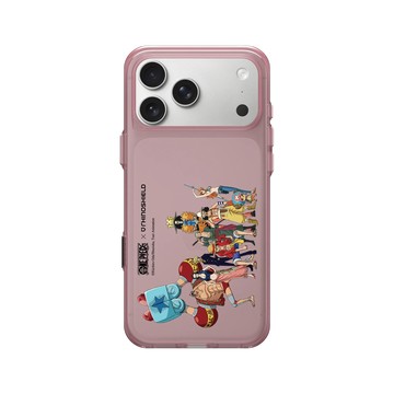 iPhone 17 Pro Max Clear (相機按鈕) 晶醺玫 - 航海王 One Piece - 海賊團系列-草帽一行人