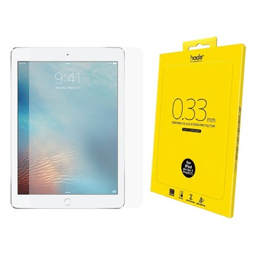 HODA 好貼 2.5D高透光滿版9H鋼化玻璃保護貼  滿版黑  iPad Air/Air 2/iPad Pro (9.7)適用  1片