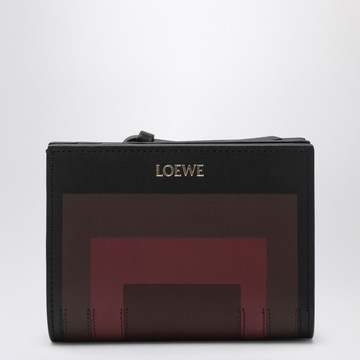 Compact wallet Black/Burgundy