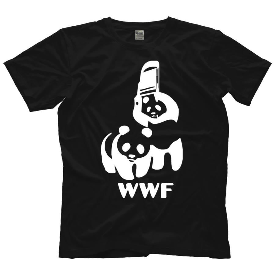 PANDA CHAIR WWF パンダ Tシャツ（ブラック）《アメリカ直輸入アメリカンプロレスTシャツ》 | LINEブランドカタログ