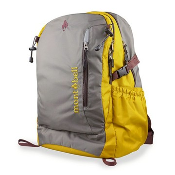 mont-bell 登山後背包 30L 芥末黃 輕量化設計 舒適透氣  34 x 25 x 45cm