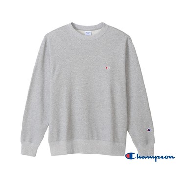 Champion BASIC 圓領上衣 小C -（灰色）
