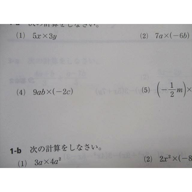 UC28-197 塾専用 中学必修テキスト 数学 2年 [学図]中学校数学 準拠 14S5B