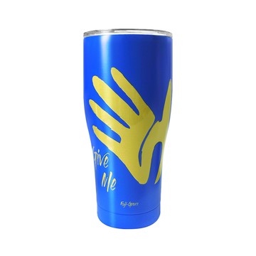 FUJI-GRACE 陶瓷噴層手印Hot瓷杯900ml -遠洋藍
