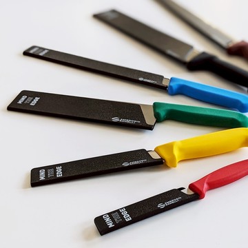 蓋瑞廚物 【SANELLI 義大利製格紋夾式刀套6種尺寸】絨毛內裡 刀鞘12/16/21.6/27/26.7/31cm