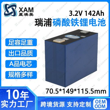 電池 鋰電池全新瑞浦142A磷酸鐵鋰鋁殼電芯基站房車家庭儲能移動電源電動工具