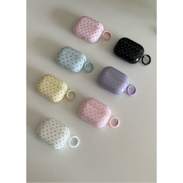 lulu|韓系ins風波點蘋果耳機殼 適用Airpods4/3蘋果藍牙保護套 airpodspro2/3殼