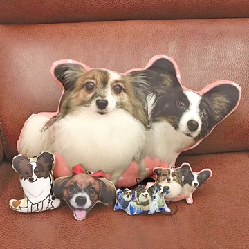 客製化抱枕布偶吊飾(組)