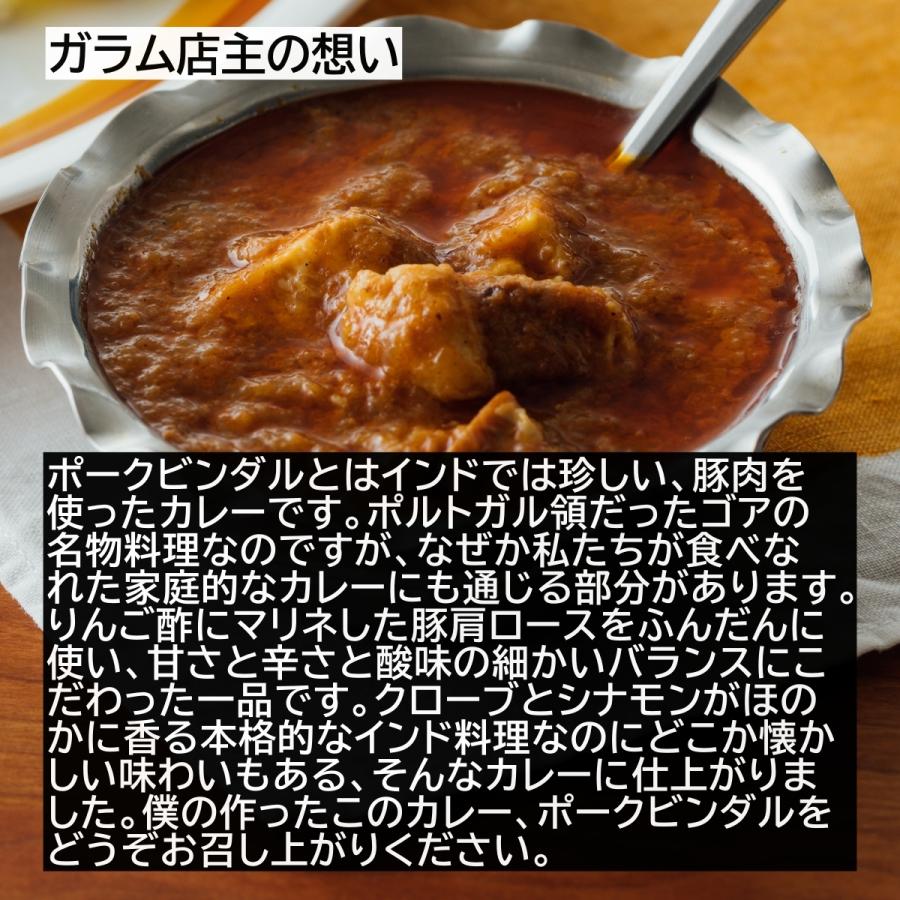 「ガラム」監修　職人仕込みのポークビンダル 3食おまとめ