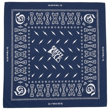 NEW ERA x PRETTYNICE x 9CE 十週年 三方聯名 BANDANA 領巾 頭巾 三角巾 (藍色)