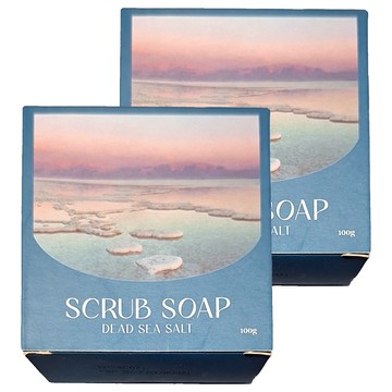 MURO 無路 死海鹽去角質皂 100g  2個