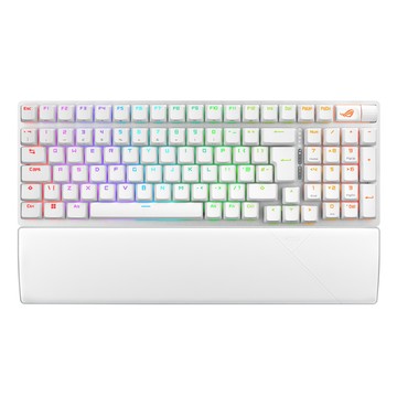 ASUS 華碩 ROG Strix Scope II 96 Wireless NX 無線電競鍵盤  雪軸  白色  1個