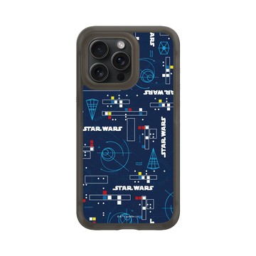 iPhone 15 Pro Max AirX 本質黑 - 迪士尼-星際大戰 Star Wars - 經典幾何Pattern