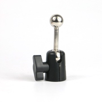 金屬萬向頭云臺 手機直播三腳架360度旋轉球形云臺三孔拍攝影配件