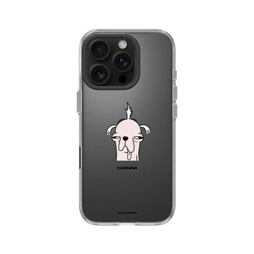 iPhone 16 Pro Clear Case（相機按鈕） 透明 - Godgwawa 變種吉娃娃 - 阿冠