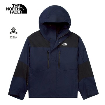 UE男款藍色DWR防潑水防風外套｜8E5H92A