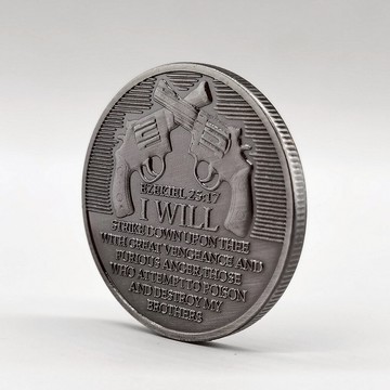 全球反恐反暴力紀念章 懲治邪惡把玩古幣美國古銀擺件金屬玩具