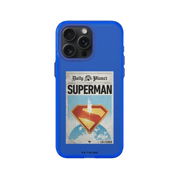 iPhone 15 Pro Max Clear 激光藍 - Superman - Superman-星球日報