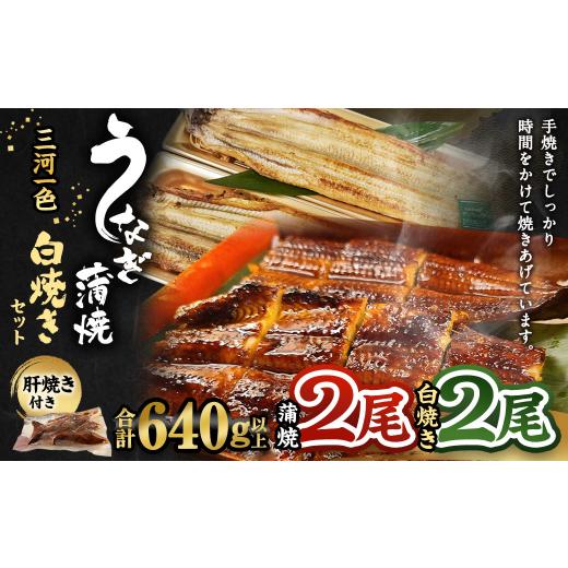 ふるさと納税 愛知県 幸田町 三河一色うなぎ蒲焼2尾 白焼2尾(肝焼き付き)うなぎ 蒲焼