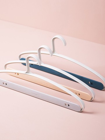 5個裝超值北歐風曬衣架家用多功能帶隔板夾子曬襪子折疊簡易無痕