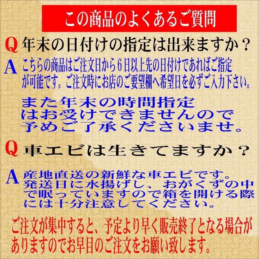 熊本天草産 車海老 お刺身用 養殖 500g(12~14尾前後） 丸山水産 お歳暮 贈答品 ギフト