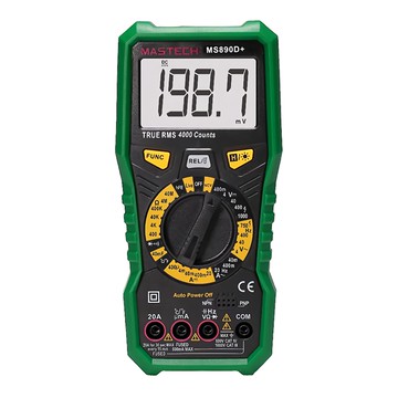 MASTECH 邁世 MS890D+ 數位萬用錶  真有效值 4000 計數  1個