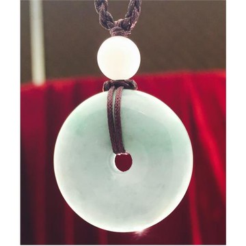 W-Jewelry平安扣A貨翡翠套組-獨