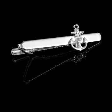 台灣現貨 造型領帶夾 男士襯衫西服領帶夾 簡約商務正裝時尚領帶夾 船錨造型領帶夾