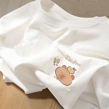 【只賣純棉】 純棉短袖T恤女 T恤 純棉T shirt 白色女T恤  短T恤  夏季打底衫 大尺碼上衣  ZD 短袖上衣
