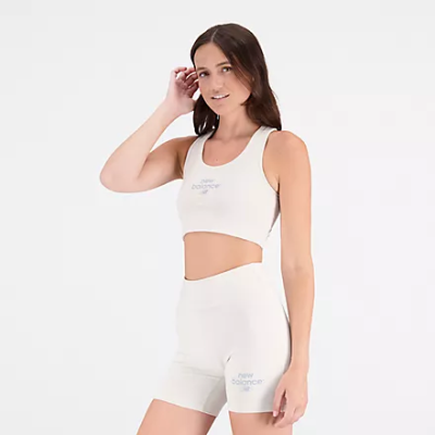 NEW BALANCE Essentials Reimagined Cotton Spandex Bra Top