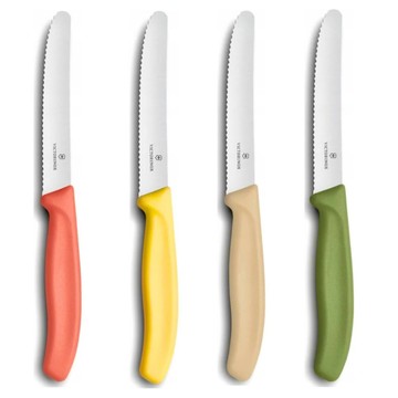 瑞士 維氏Victorinox Swiss Classic 春季限定番茄刀 蔬果刀 番茄刀 水果刀 1入現貨 全館499超取免運｜滿額領券最高現折$200⚡保養 美妝 品牌香氛 【心心哈德】