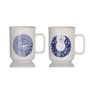 乾唐軒活瓷 | 英文字母馬克杯 / 字母O / 2色 400ml