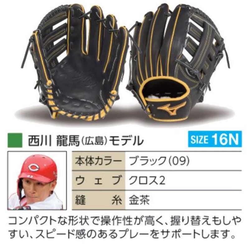 ミズノプロ 硬式 オーダー フジスポオリジナル グローブ mizuno 右投げ