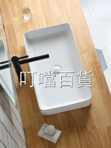 洗手盆 北歐臺上盆洗手盆家用方形陽臺小尺寸洗臉臺盆陶瓷衛生間單盆面盆