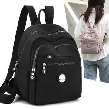 馳豹牛津布雙肩包2025新款時尚女式雙肩背包包多層大容量韓版防水