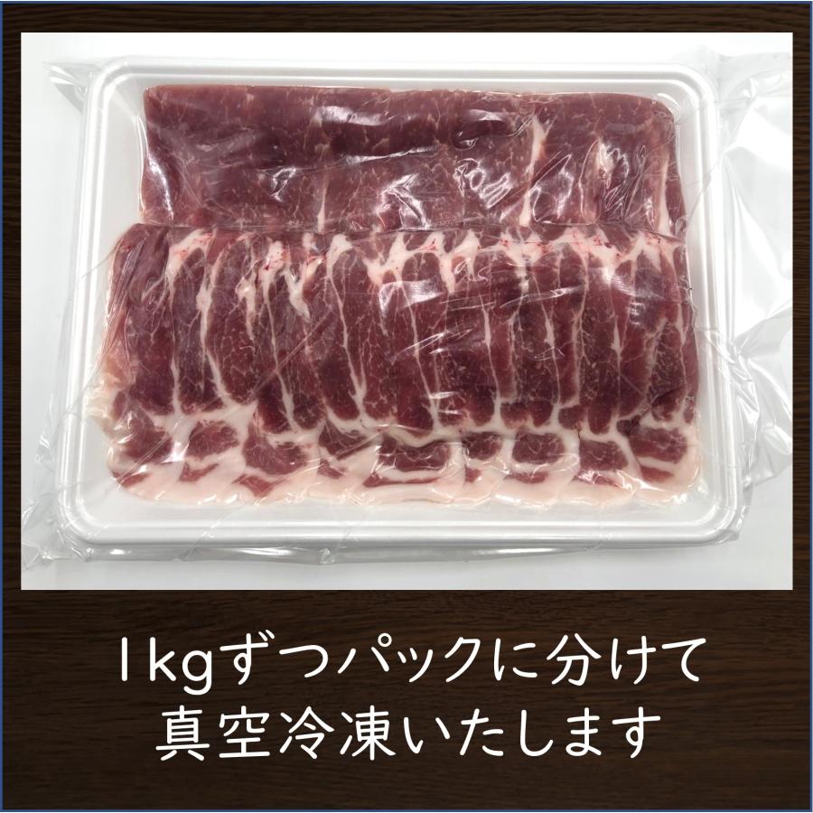 国産豚肩ロース2kg 使いやすいスライス パック詰め 即日解体で新鮮さキープ、真空冷凍にてお届け