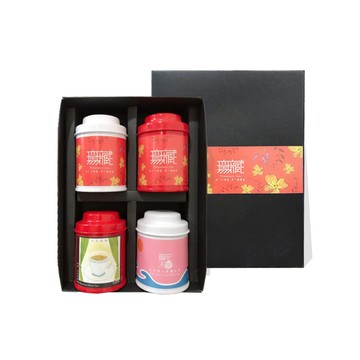 Wu Tsang 【客製化茶葉禮盒】紅茶綜合四入小茶禮(3散茶1茶包)x2盒