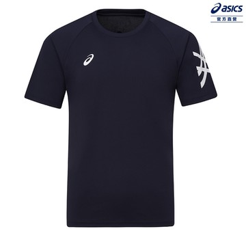 ASICS 亞瑟士 短袖上衣 男女中性款   亞洲版型 排球上衣 2053A257-400