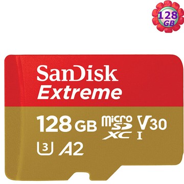 SanDisk 128GB 128G microSD【190MB/s Extreme】microSDXC micro SD SDXC 4K U3 A2手機記憶卡｜APP賺6%點數回饋