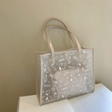 大容量包包女夏新款潮時尚透明果凍包小眾夏季百搭手提單肩包