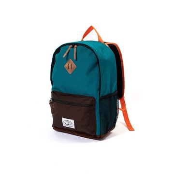 日本限定 POLER Rambler Pack M 探索漫遊雙肩包 / 藍綠*棕