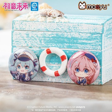 正版 官方授權 正品 Hatsune Miku 初音未來 初音 潮汐之歌系列 迷你徽章套裝 徽章 6個 吧唧