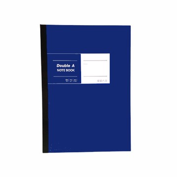 Double A布膠筆記本B5/橫線內頁/40頁/深藍(DANB18001)