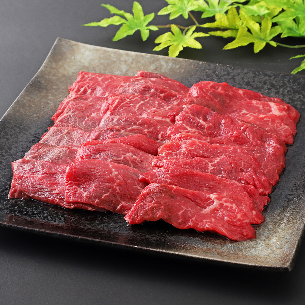 竹紫亭 国内産黒毛和牛モモ焼肉用 500g