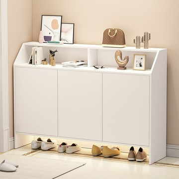 開發票 鞋柜家用門口大容量玄關柜簡易陽臺收納儲物柜家用門外鞋架經濟型