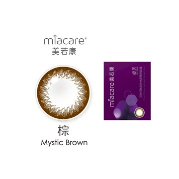 Miacare美若康綻美彩色月拋1片裝-棕