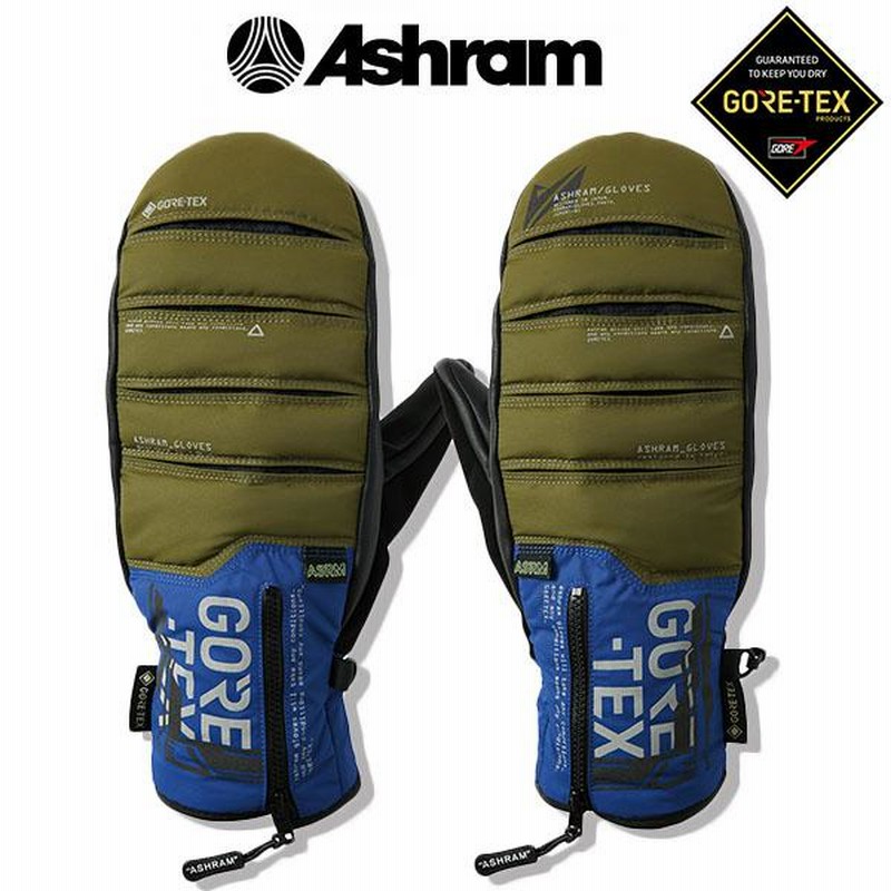 アシュラム gore-tex ゴアテックス ミトン Mサイズのみ スノーボード
