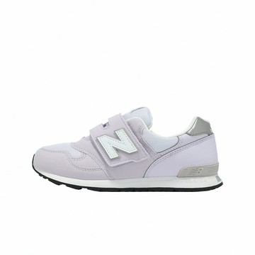 New Balance NB 童鞋 313 寬楦 中童 亮淺紫 金屬銀 魔鬼氈 休閒鞋 運動鞋 NB