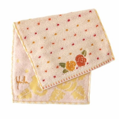 シビラ Sybilla ポケットタオルハンカチ 綿100% 婦人 約14cmx28cm 143462-1202-05
